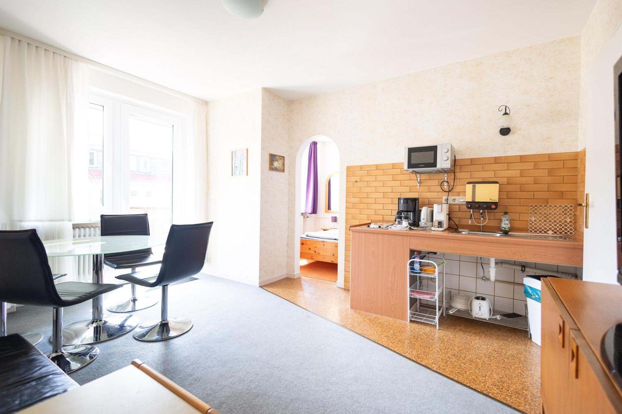 Apartmenthaus Am Waldrand- Kueche - Fruehstueck - Balkon Wildemann Kültér fotó